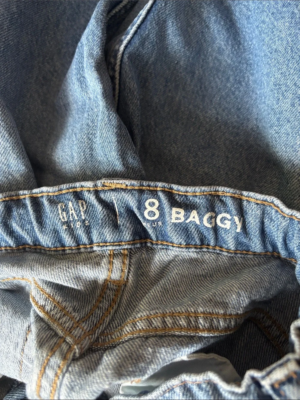 GAP Kids Wide-Leg Jeans in Light Blue Wash - Girls 8 plus